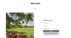 Desktop Screenshot of members.isleworth.com
